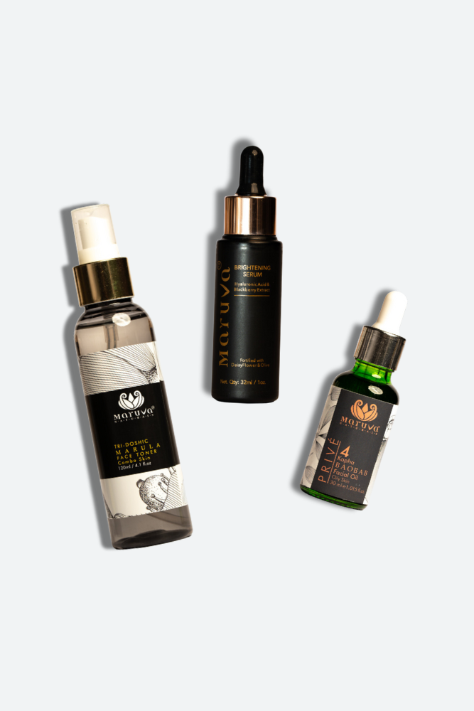 The Triple A - Kapha All-natural Anti-ageing Action Bundle for Oily Skin